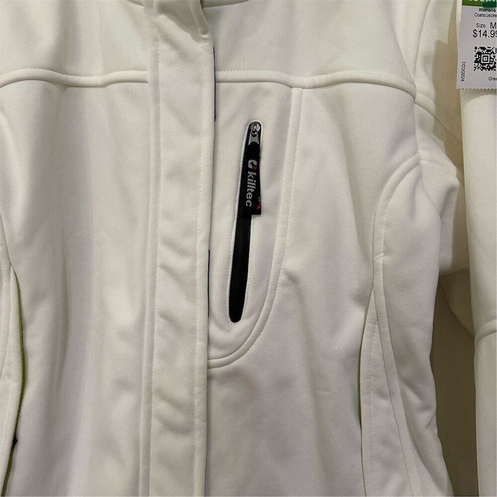 Killtec Women's Softshell Jacket Size 8 White 3-L… - image 3